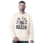 New York Giants MSX by Michael Strahan Whiteout Tri-Blend Sweatshirt | NFL New