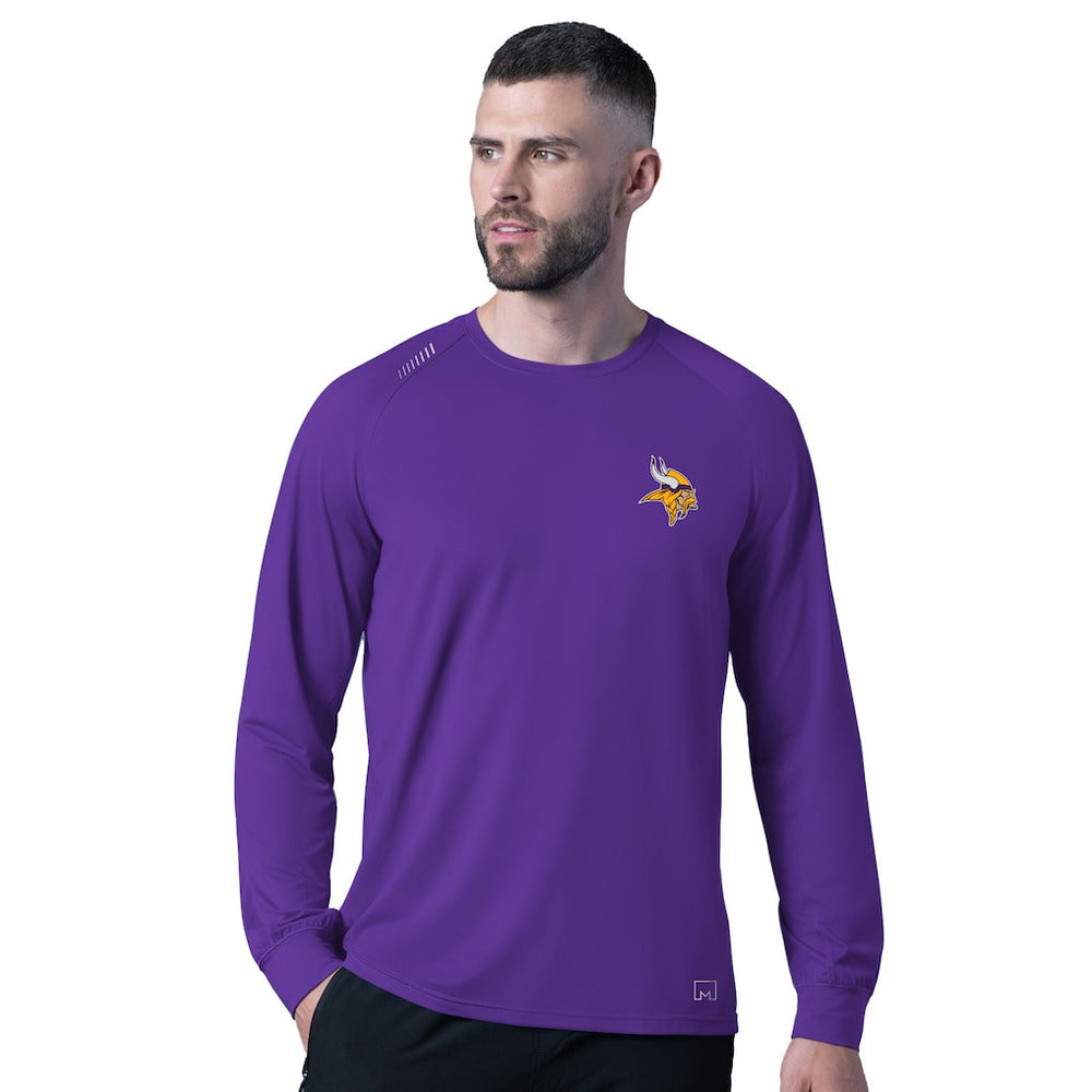 Minnesota Vikings MSX by Michael Strahan Forward Long-Sleeve T-Shirt | NFL New