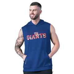 New York Giants MSX by Michael Strahan Tri-Blend Rebound Sleeveless Hoodie | NFL US