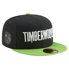Charcoal Minnesota Timberwolves Statement Edition Jersey Hook 59Fifty Fitted Hat | NBA