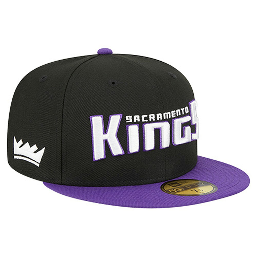 Black Sacramento Kings Statement Edition Jersey Hook 59Fifty Fitted Hat | NBA