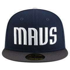 Navy Dallas Mavericks Statement Edition Jersey Hook 59Fifty Fitted Hat sale | NBA
