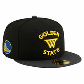 Black Golden State Warriors Statement Edition Jersey Hook 59Fifty Fitted Hat sale | NBA