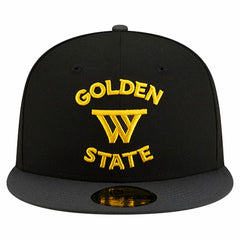 Black Golden State Warriors Statement Edition Jersey Hook 59Fifty Fitted Hat sale | NBA