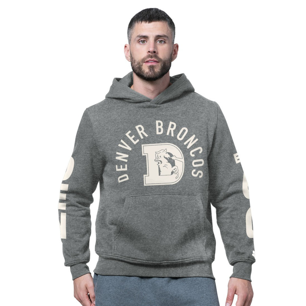 Denver Broncos Starter Handoff Vintage Logo Fleece Hoodie Sweatshirt | NFL On sale