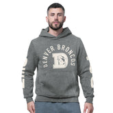 Denver Broncos Starter Handoff Vintage Logo Fleece Hoodie Sweatshirt | NFL On sale