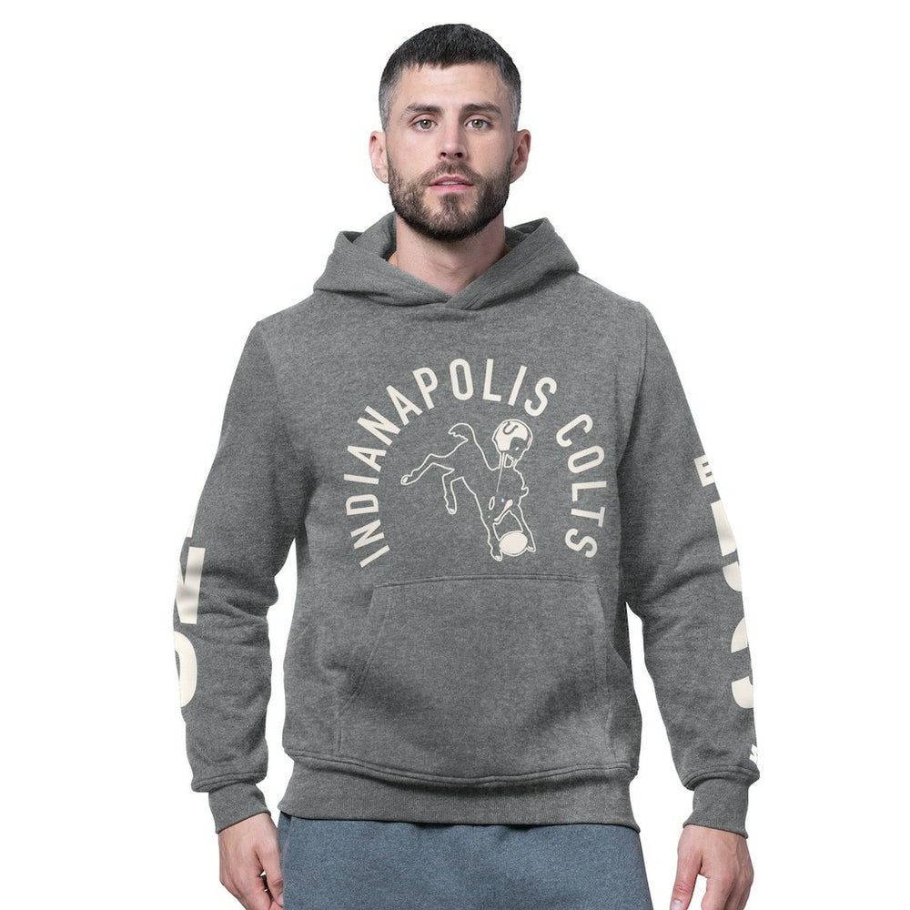 Indianapolis Colts Starter Handoff Vintage Logo Fleece Hoodie Sweatshirt | NFL Online
