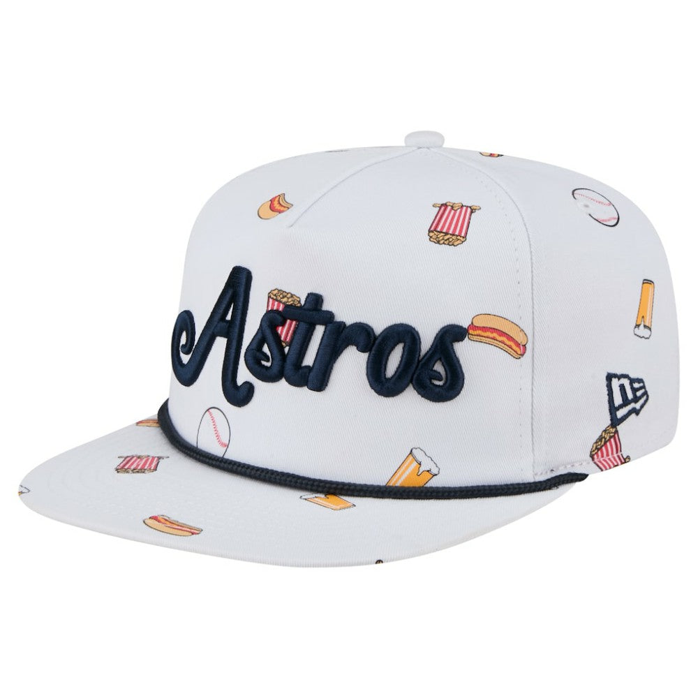 Houston Astros New Era Team Cheer Rope 19TWENTY Adjustable Hat - MLB Hats