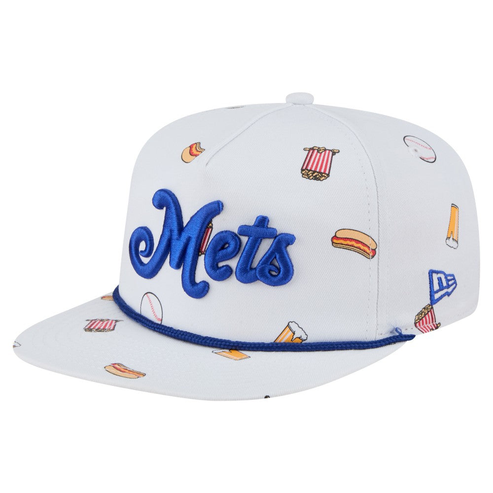 New York Mets New Era Team Cheer Rope 19TWENTY Adjustable Hat - MLB Hats