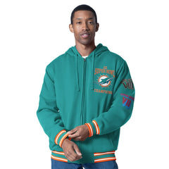 Miami Dolphins G-III Sports by Carl Banks Power Forward Commemorative Full-Zip Hooded Jacket | NFL Online