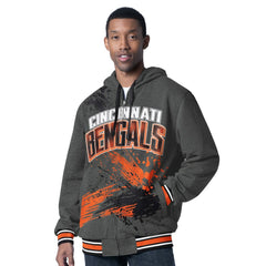 Cincinnati Bengals G-III Sports by Carl Banks Dual Threat Reversable Full-Zip Hooded Jacket | NFL Online