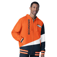 Denver Broncos G-III Sports by Carl Banks Dual Threat Reversable Full-Zip Hooded Jacket | NFL Discount