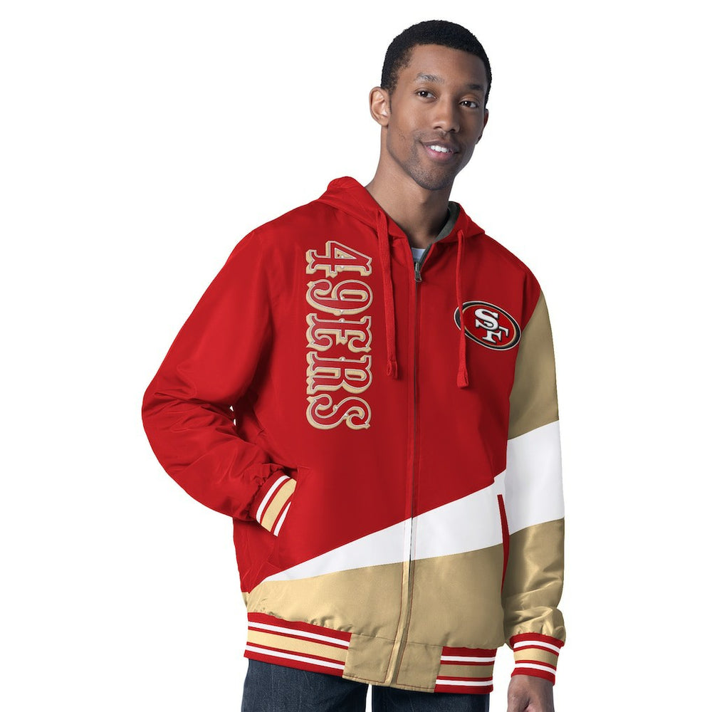 San Francisco 49ers G-III Sports by Carl Banks Dual Threat Reversable Full-Zip Hooded Jacket | NFL Outlet