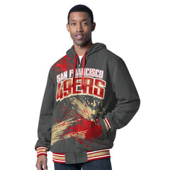 San Francisco 49ers G-III Sports by Carl Banks Dual Threat Reversable Full-Zip Hooded Jacket | NFL Outlet