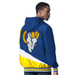 Los Angeles Rams G-III Sports by Carl Banks Dual Threat Reversable Full-Zip Hooded Jacket | NFL Outlet