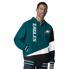Philadelphia Eagles G-III Sports by Carl Banks Dual Threat Reversable Full-Zip Hooded Jacket | NFL On sale