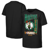 Black Boston Celtics Youth 2025 NBA Playoffs Hype T-Shirt | NBA