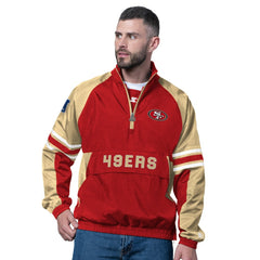 San Francisco 49ers Starter Prospect Half-Zip Pullover | NFL On sale