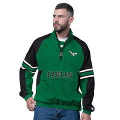 Philadelphia Eagles Starter Vintage Logo Prospect Half-Zip Pullover | NFL US