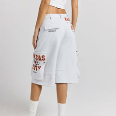 Kansas City Chiefs Off Season x NFL Women's Fleece Cargo Shorts | NFL Near me