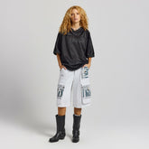 Philadelphia Eagles Off Season x NFL Women's Fleece Cargo Shorts | NFL New