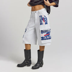 Buffalo Bills Off Season x NFL Women's Fleece Cargo Shorts | NFL Hot