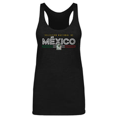 Mexico National Team 500 Level Women's Inline Tri-Blend Racerback Tank Top