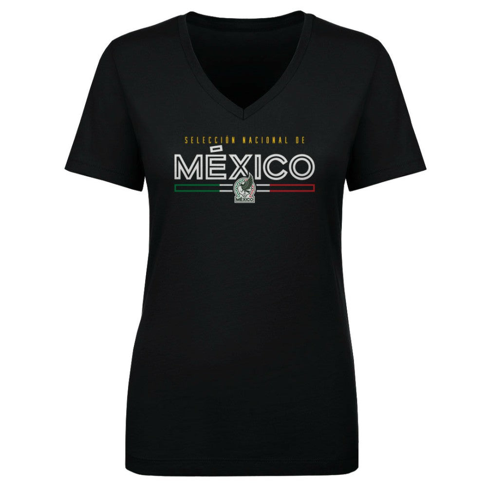 Mexico National Team 500 Level Women's Inline V-Neck T-Shirt