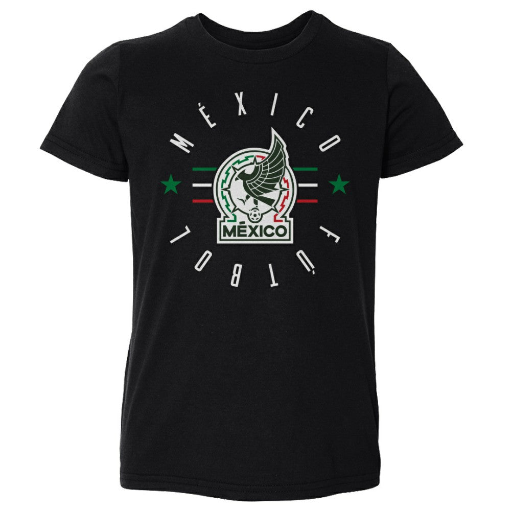 Mexico National Team 500 Level Toddler Futbol T-Shirt for sale - Black