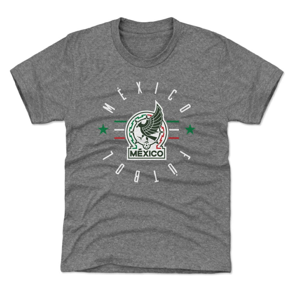 Mexico National Team 500 Level Youth Futbol T-Shirt for sale - Gray