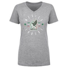 Mexico National Team 500 Level Women's Futbol V-Neck T-Shirt