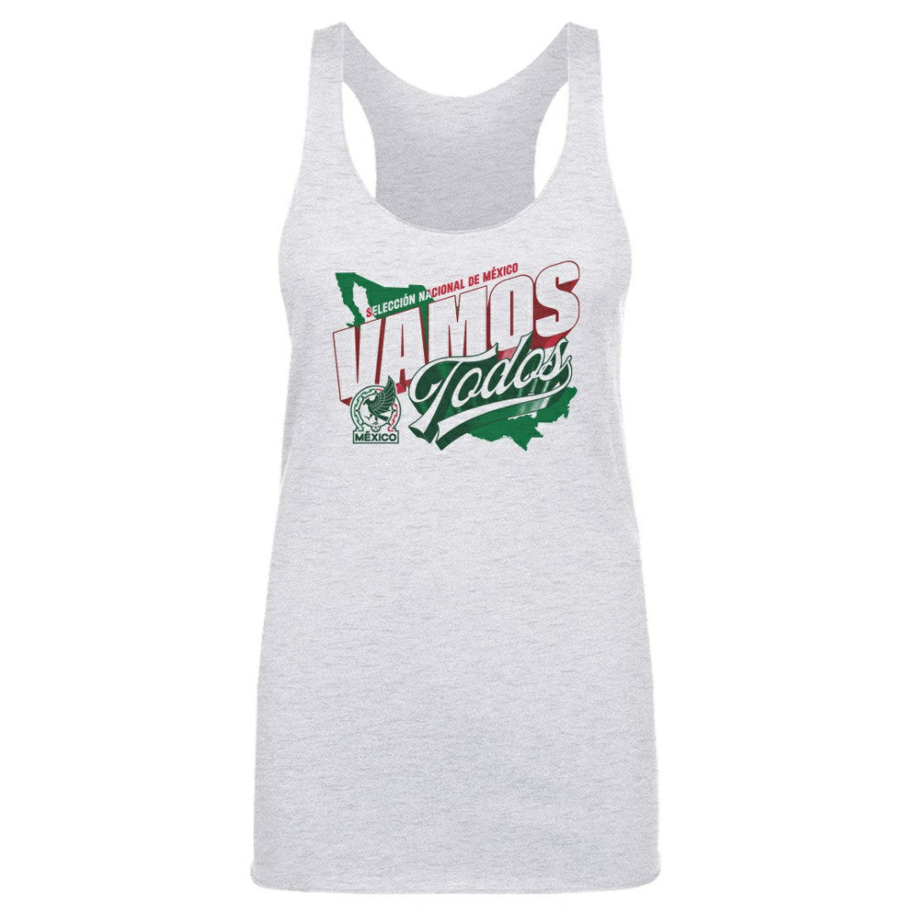 Mexico National Team 500 Level Women's Vamos Todos Country Tri-Blend Tank Top