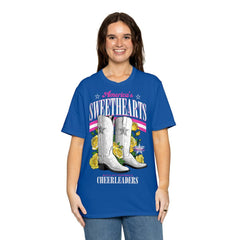 Dallas Cowboys Cheerleaders Women's Sweetheart Boots T-Shirt | NFL Discount