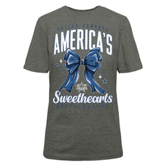 Dallas Cowboys Cheerleaders Women's Sweetheart Bow T-Shirt | NFL Online