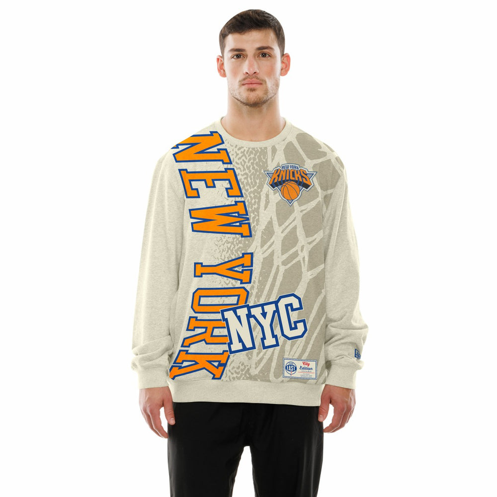 Tan New York Knicks 2025/26 City Edition Sweatshirt | NBA