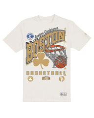 Cream Boston Celtics Oversized City Edition Remix Vintage T-Shirt | NBA