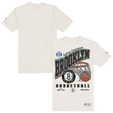 Cream Brooklyn Nets Oversized City Edition Remix Vintage T-Shirt | NBA