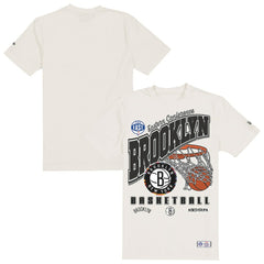 Cream Brooklyn Nets Oversized City Edition Remix Vintage T-Shirt | NBA