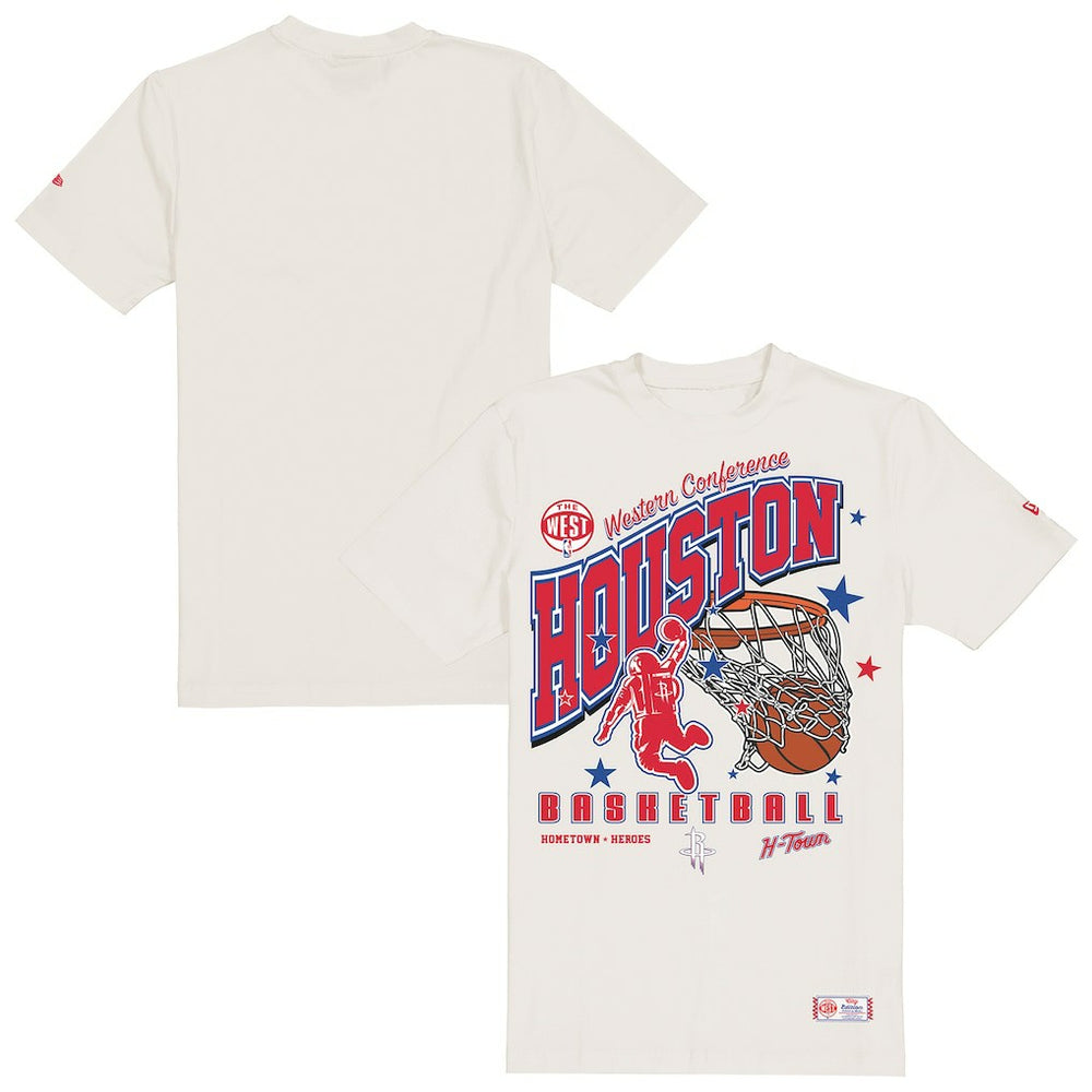 Cream Houston Rockets Oversized City Edition Remix Vintage T-Shirt sale | NBA