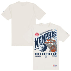 Cream Memphis Grizzlies Oversized City Edition Remix Vintage T-Shirt | NBA