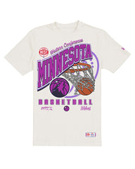 Cream Minnesota Timberwolves Oversized City Edition Remix Vintage T-Shirt | NBA