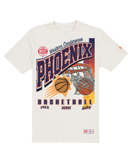 Cream Phoenix Suns Oversized City Edition Remix Vintage T-Shirt | NBA