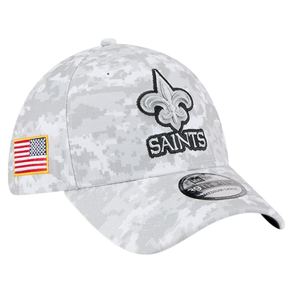New Orleans Saints 2025 Salute to Service Digital Camo Fan Pack 39THIRTY Flex Hat | NFL US
