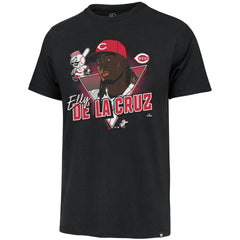 Elly De La Cruz Cincinnati Reds '47 Player Caricature Franklin T-Shirt - MLB T-shirts