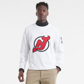 New Jersey Devils Todd Snyder Heavyweight Long Sleeve Jersey Style T-Shirt - NHL T-shirts