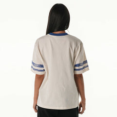 Buffalo Bills The Wild Collective Women's Vintage Drop Shoulder Oversized Boyfriend T-Shirt | NFL Outlet