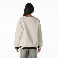 Cleveland Browns The Wild Collective Women's Oversized Vintage French Terry Sweatshirt | NFL Hot