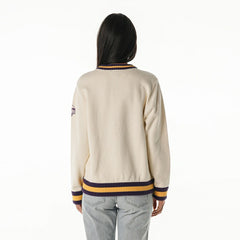 Minnesota Vikings The Wild Collective Women's Jacquard V-Neck Sweater | NFL Online