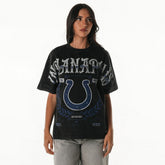 Indianapolis Colts The Wild Collective Women's Laurel Premium Baggy Dolman T-Shirt | NFL US