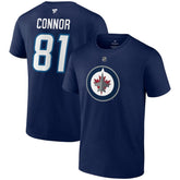 Kyle Connor Winnipeg Jets Fanatics Authentic Stack Name & Number T-Shirt - NHL T-shirts